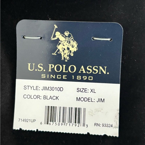 US polo Association, black velvet jacket, size extra large - Picture 4 of 5